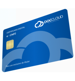 e-CPF A3 (3 ANOS) CARTÃO + LEITORA