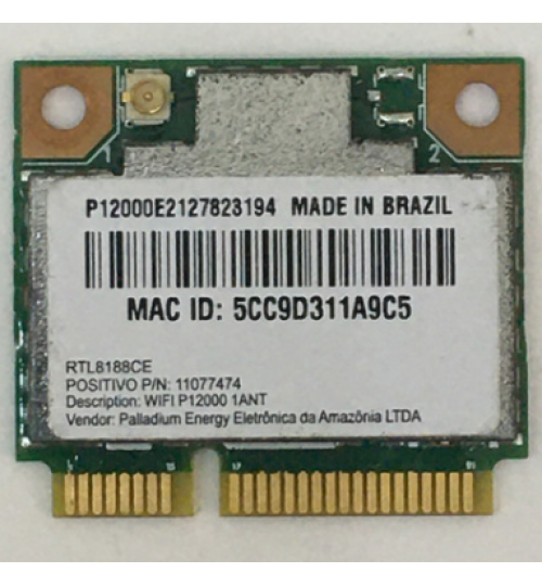 PLACA DE REDE POSITIVO MOBO RTL8188CE - Seminovo